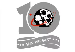 Il logo dei 10 anni del cineclub Méliès